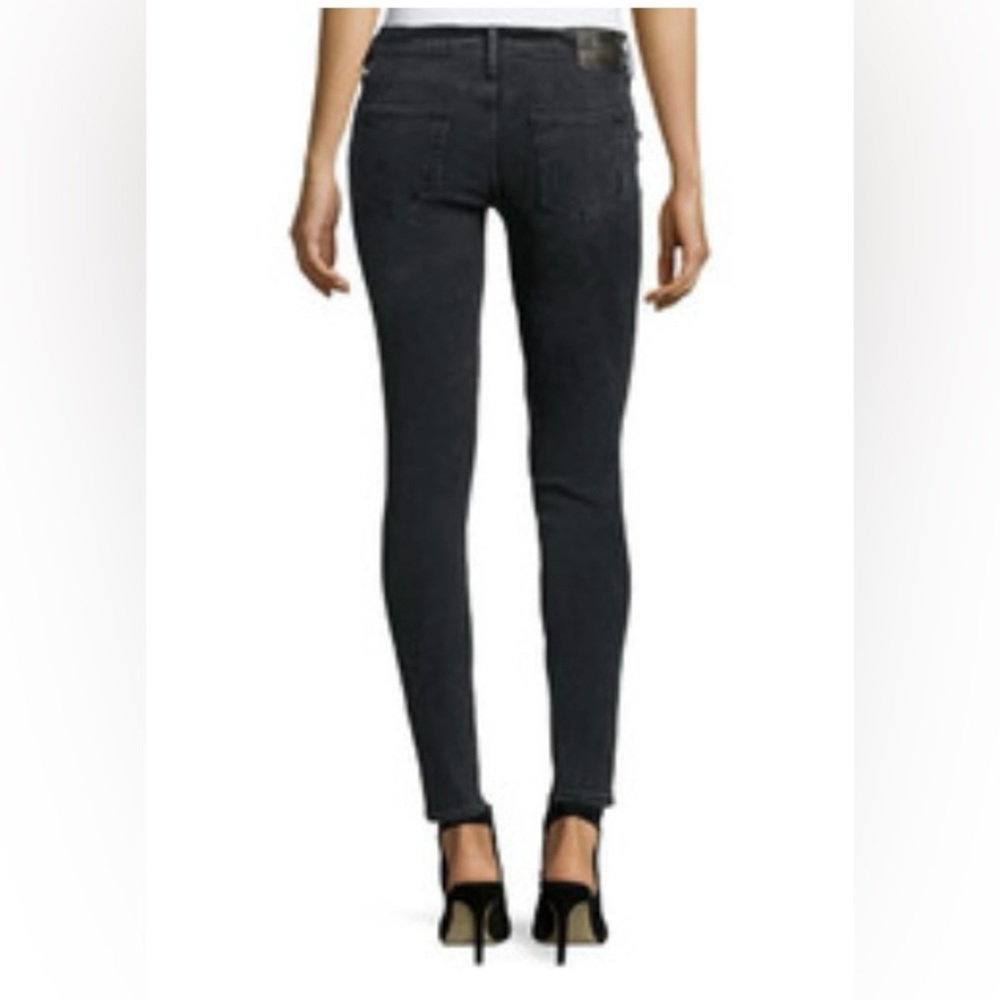 True Religion Casey skinny jeans black size 23